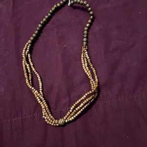 Wooden necklace